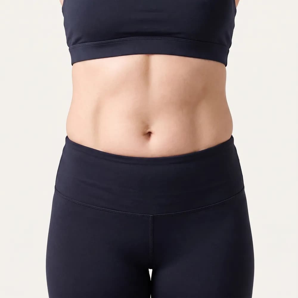 Redução de retenção e definição de contorno na região abdominal.